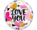 Qualatex 78457 Love You Hearts and Arrows