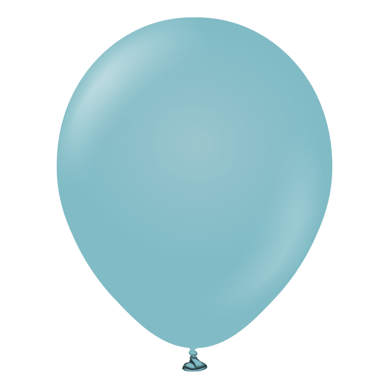18" KALISAN RETRO BLUE GLASS LATEX (25 PER BAG)
