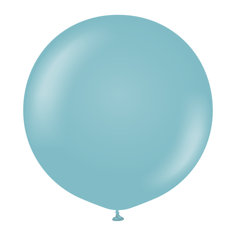 24" KALISAN RETRO BLUE GLASS LATEX (2 PER BAG)