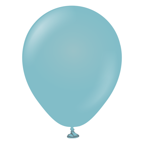 5" KALISAN RETRO BLUE GLASS LATEX (100 PER BAG)