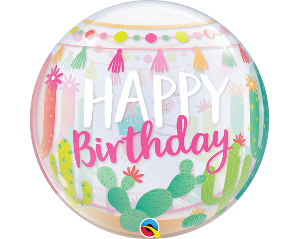22" SINGLE BUBBLE LLAMA BIRTHDAY PARTY