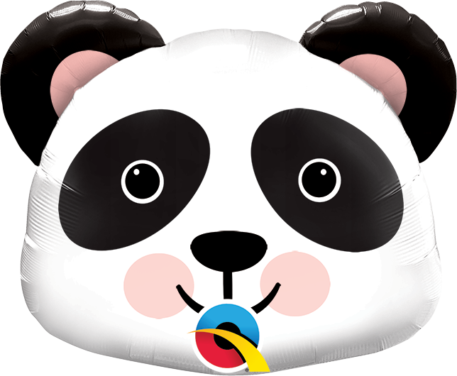 Qualatex 89454 14" PRECIOUS PANDA FOIL