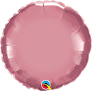 Qualatex 90024 18" Round Chrome Mauve Foil