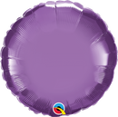Qualatex 90025 18" Round Chrome Purple Foil