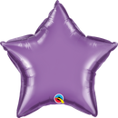 Qualatex 90079 20" Star Chrome Purple Foil
