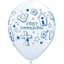 Qualatex 97494 Blue First Communion Latex