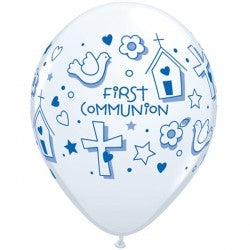 Qualatex 97494 Blue First Communion Latex