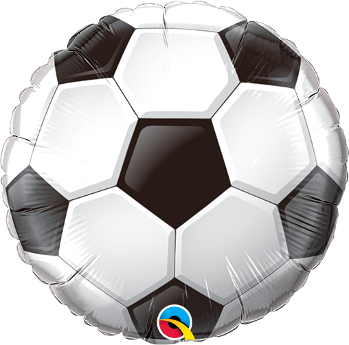 Qualatex 98439 9 Inch Soccer Ball Foil