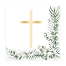 NAPKINS: BOTANICAL CELEBRATION LUNCHEON NAPKINS 33cm (20 PER PACK) (FOR COMMUNION OR CONFIRMATION)