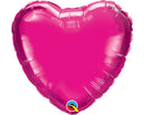 Qualatex 99339 04" Heart Magenta Foil