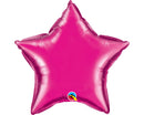 Qualatex 99344 9" Star Magenta Foil