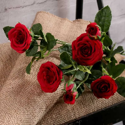 Camelot Rose Spray Red (12/192)