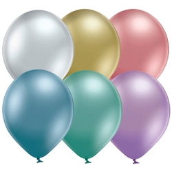 Belbal 11" Glossy Assorted Latex Balloons Ireland