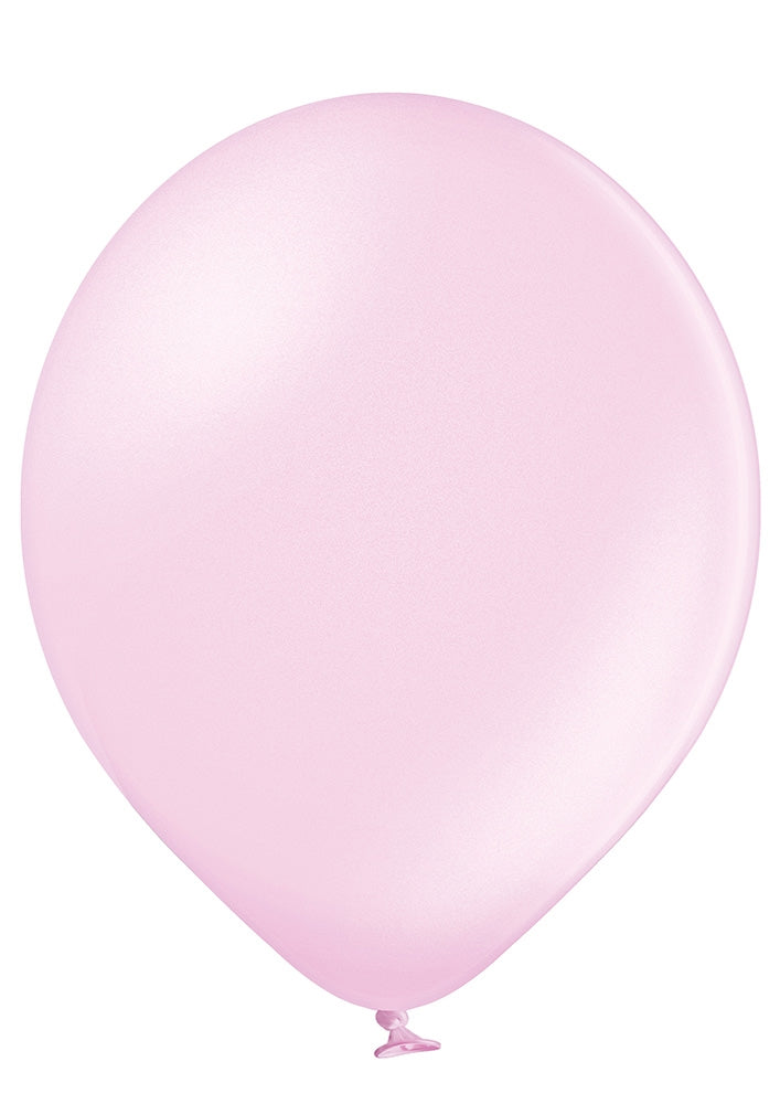Belbal 5" Metallic Pink Latex Balloons Ireland