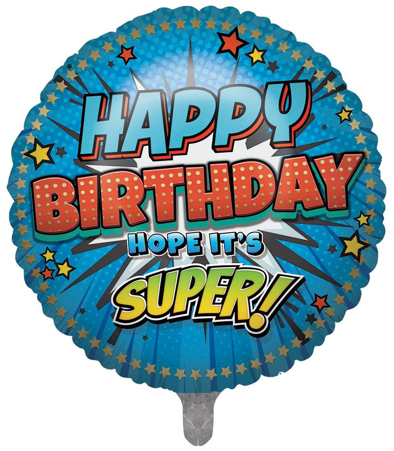 31" JUMBO HAPPY BIRTHDAY HOPE IT'S SUPER FOIL