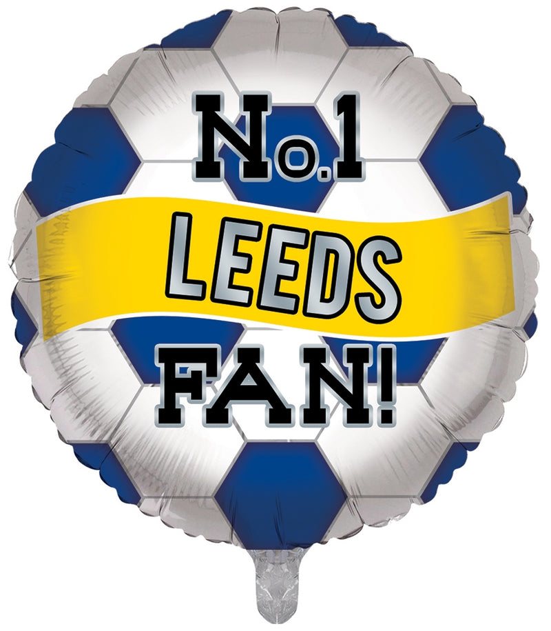 18" ROUND LEEDS UNITED HAPPY BIRTHDAY FOIL