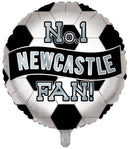 18" ROUND No. 1 NEWCASTLE UNITED FAN FOIL