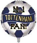 18" ROUND TOTTENHAM HAPPY BIRTHDAY FOIL