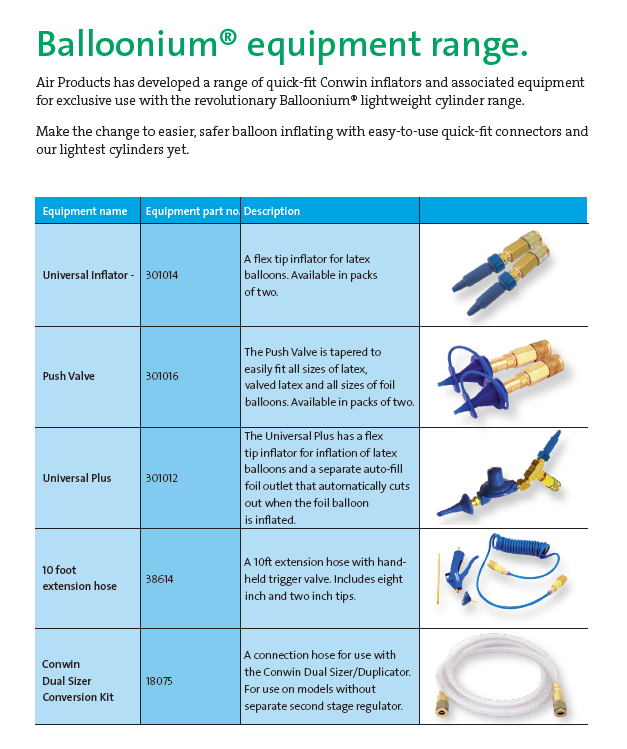 CONWIN FLEX-TILT VALVE / UNIVERSAL INFLATOR (FOR USE WITH AIR PRODUCTS)