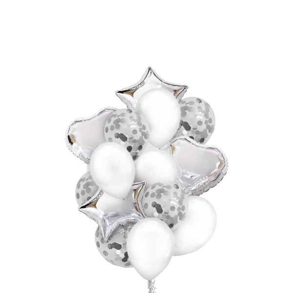 Silver Balloon Bouquet Ireland