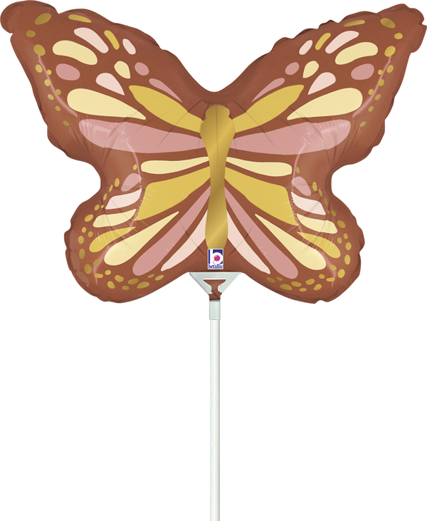 14" Boho Butterfly Foil