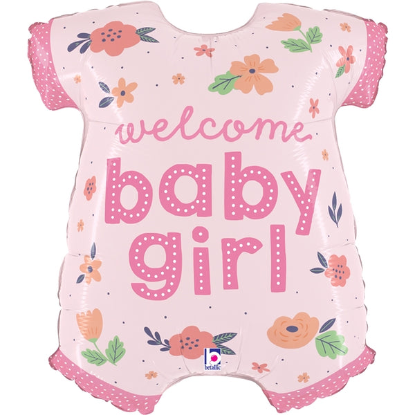 31" Baby Girl Onesie Foil