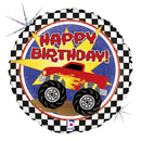 Monster Truck Birthday Holographic Foil