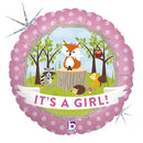 Woodland Baby Girl  Foil