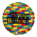 Grabo 18" Birthday Blocks Foil