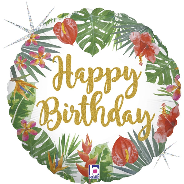 Tropical Birthday Holographic Foil