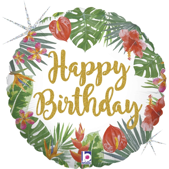 Tropical Birthday Holographic Foil