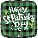 GRABO 36930-P 18" SQUARE ST PAT'S PLAID