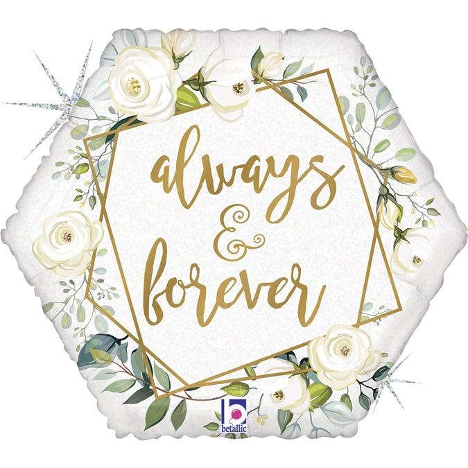18" Geo Always & Forever Foil