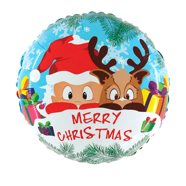 Santa And Reindeer Foil