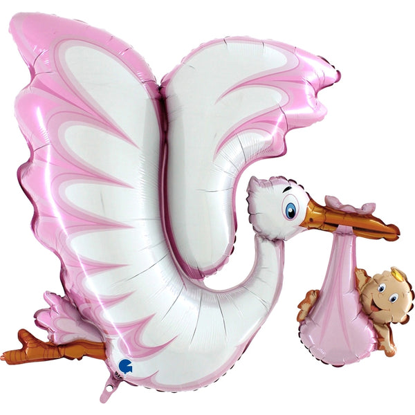 Grabo 72085 Stork Baby Girl Foil Ireland