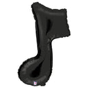 Grabo 85376-P Music Note Single Black Foil