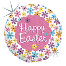 18" EASTER SPRING PETALS FOIL