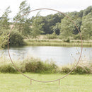 Our copper round wedding arch will create the perfect backdrop and a stunning focal point at your wedding. This decorative round arch measures 2m (W) x 2m (H)