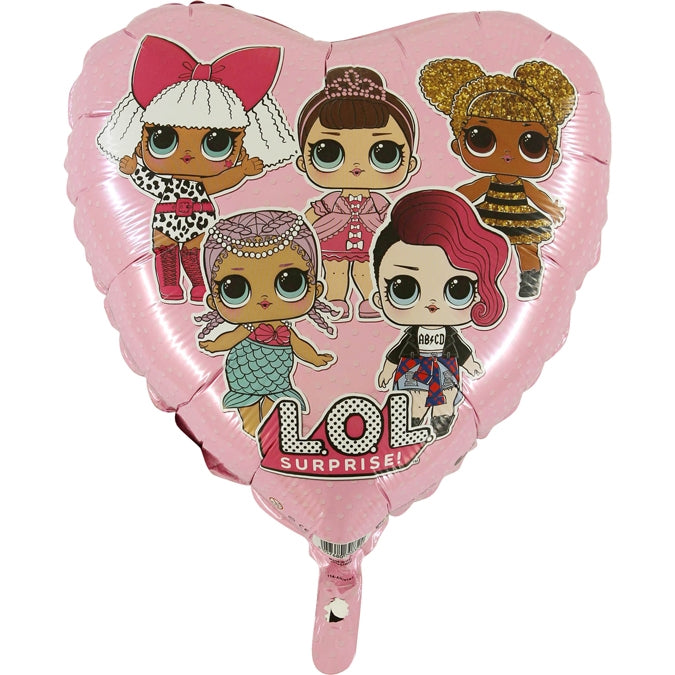 LOL Surprise Pink Heart Foil Balloon Ireland