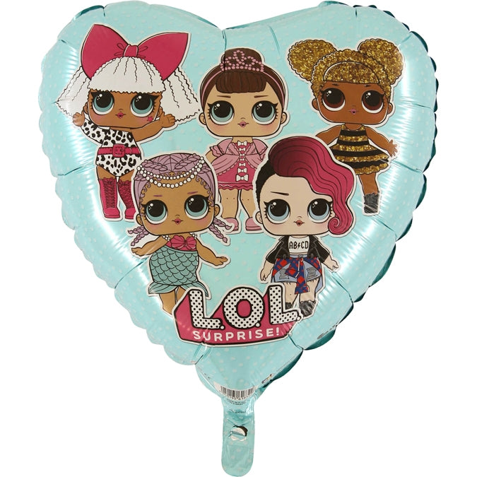 LOL Surprise Tiffany Heart Foil Balloon Ireland