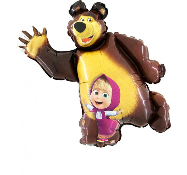 Grabo Mini Masha and The Bear Foil Balloon Ireland