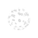 18" CONFETTI SILVER EIRLOON (OPEN-VALVE)