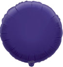 18" PURPLE ROUND PACKAGED FOIL