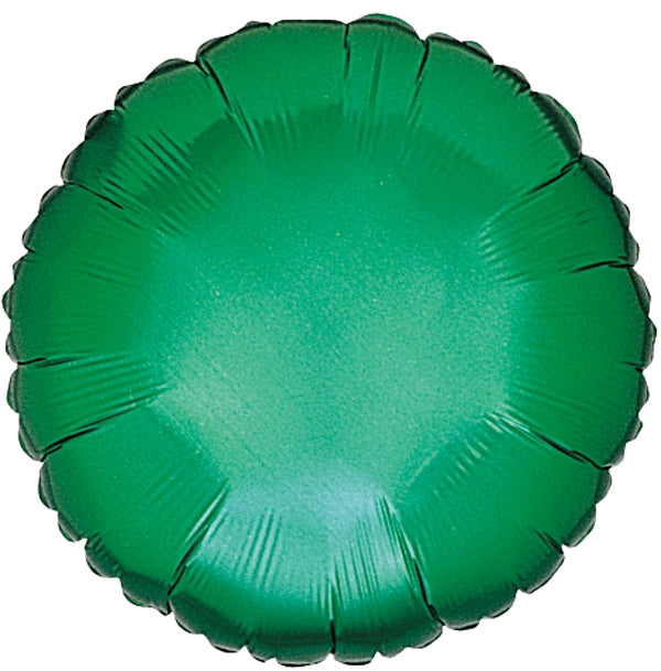 18" GREEN ROUND PACKAGED FOIL