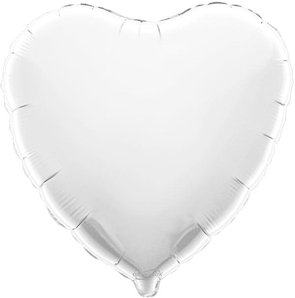 18" WHITE HEART PACKAGED FOIL