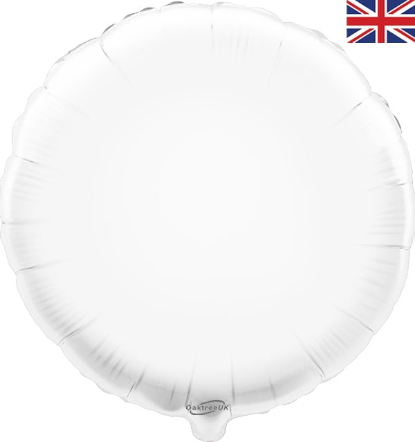 18" WHITE ROUND PACKAGED FOIL