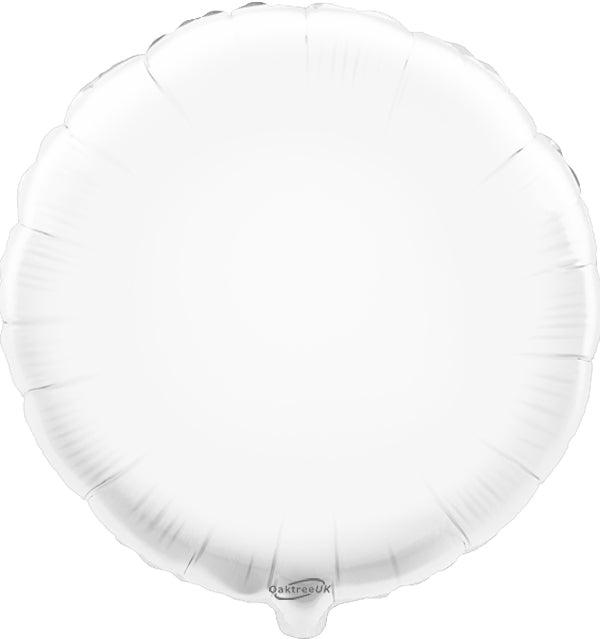 18" WHITE ROUND PACKAGED FOIL