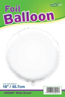 18" WHITE ROUND PACKAGED FOIL