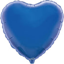 18" BLUE HEART PACKAGED FOIL