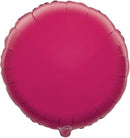 18" FUCHSIA ROUND PACKAGED FOIL